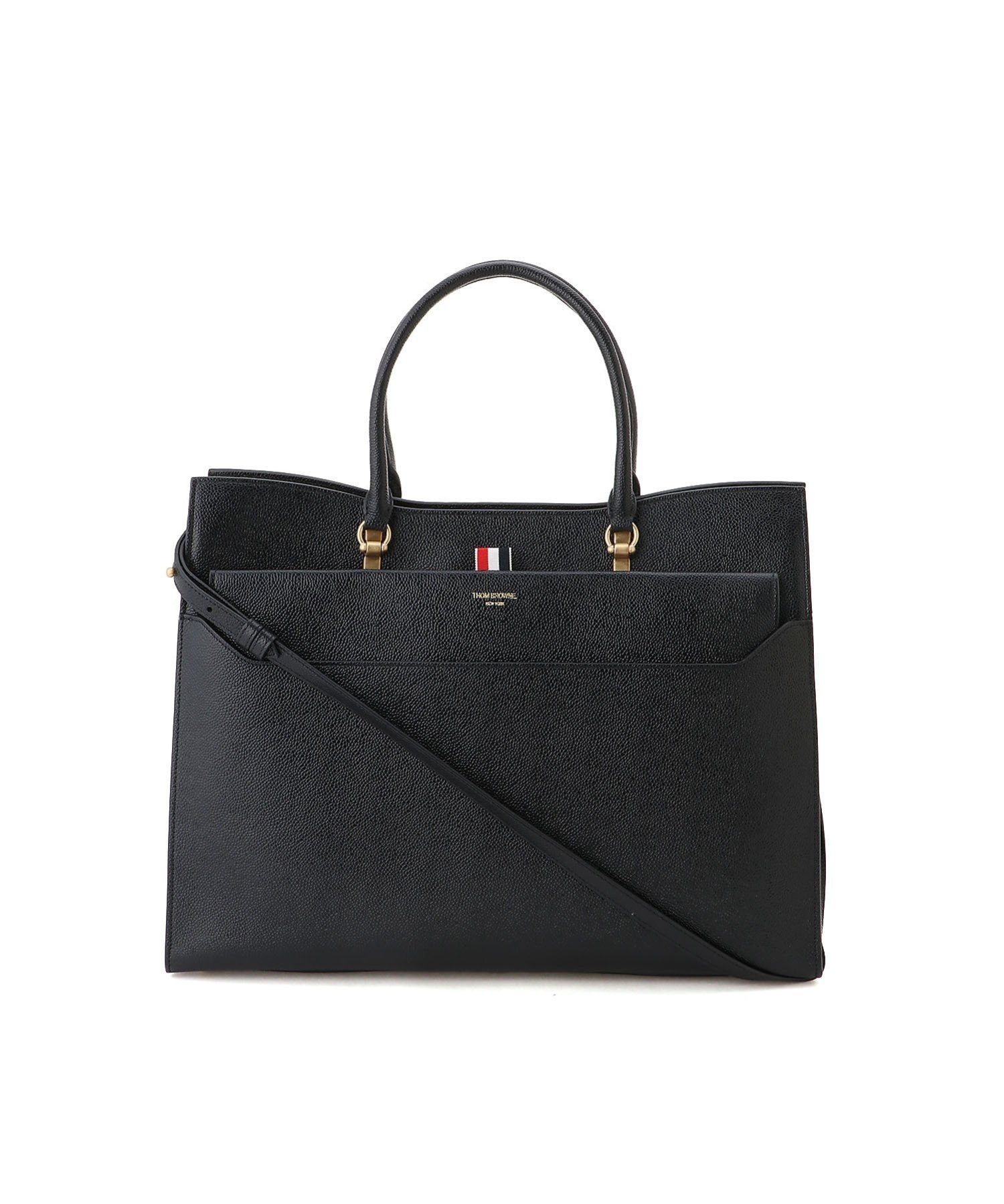 【最終お値下げ】THOM BROWNE トムブラウン ストロー 2way トート FAP466A-L0134-001_SLf_UC27145.jpg
