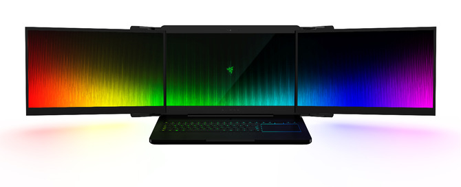 世界初の3画面ノートPC「Project Valerie」が発表！―Razerのコンセプト