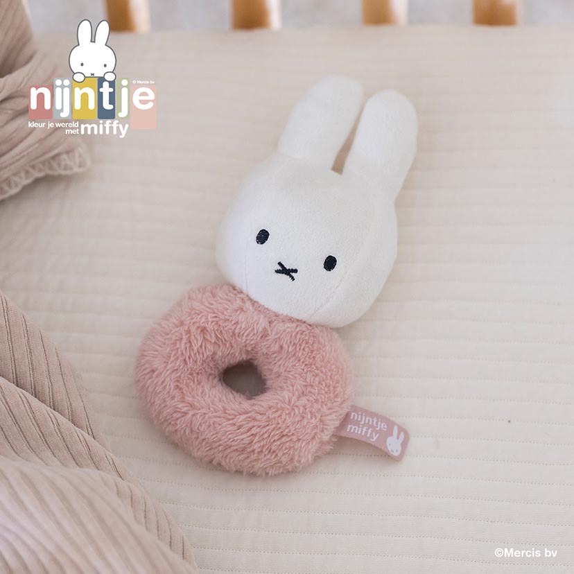miffy ミッフィーラトル/フラッフィー/ピンク(フラッフィー/ピンク