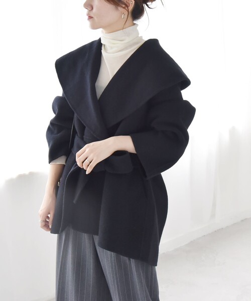 quaranciel（カランシエル）の「quaranciel: リバー ケープ ショート