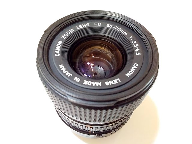 CANON New FD 35-70mm F3.5-4.5 MF Lens - YouTube
