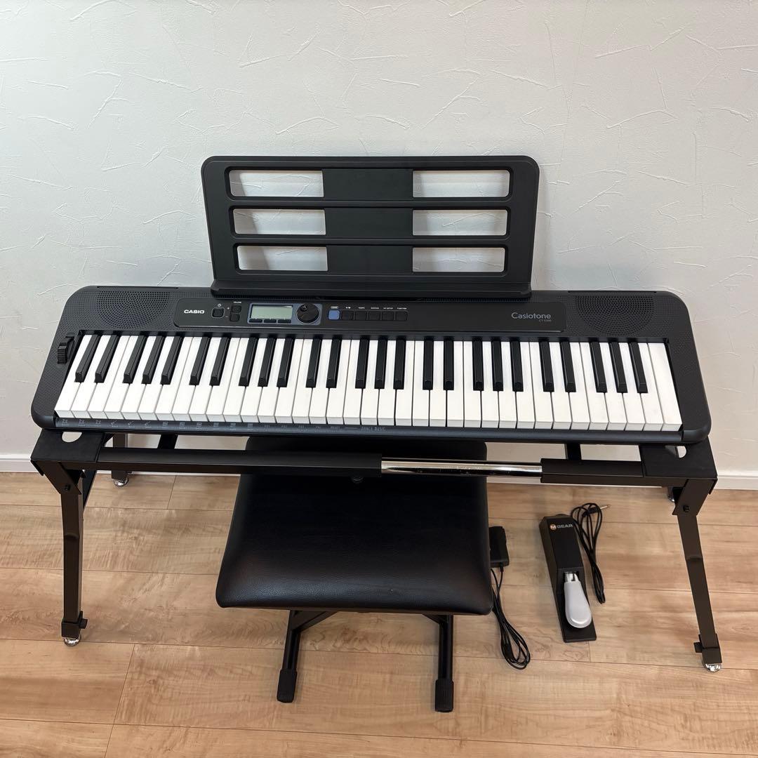CASIO CT-S300 ブラック 61鍵盤 デジタルキーボード CASIO CT-S300 ブラック 61鍵盤 Casiotone カシオトーン 強弱表現が