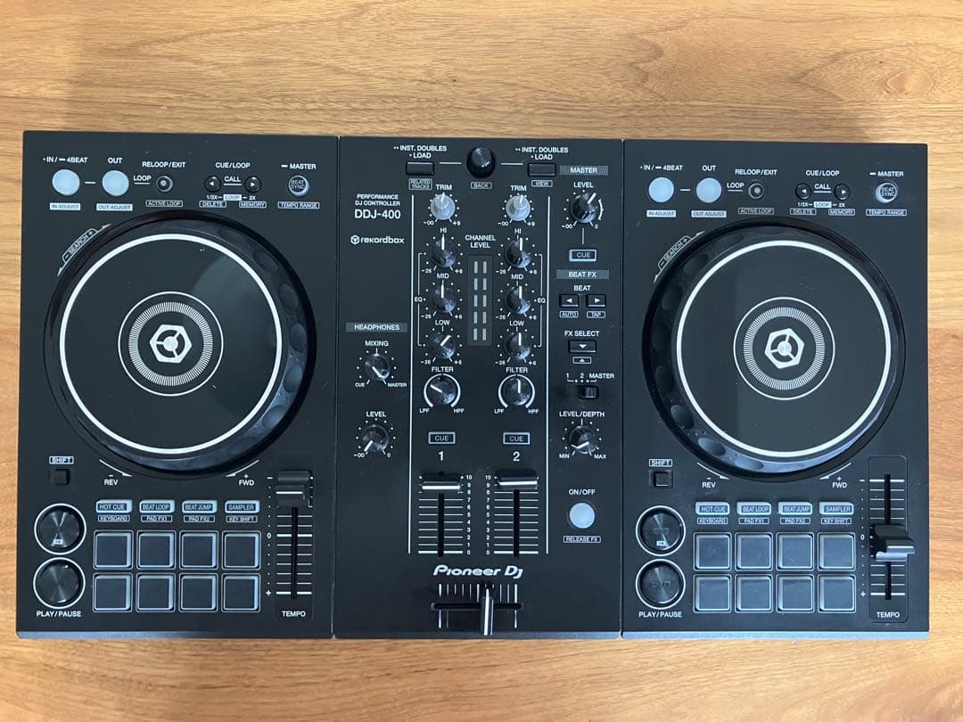 ロネル【ジャンク】pioneer ddj-400 Pioneer DJ DDJ-400 2-channel DJ Controller for Rekordbox DJ (black