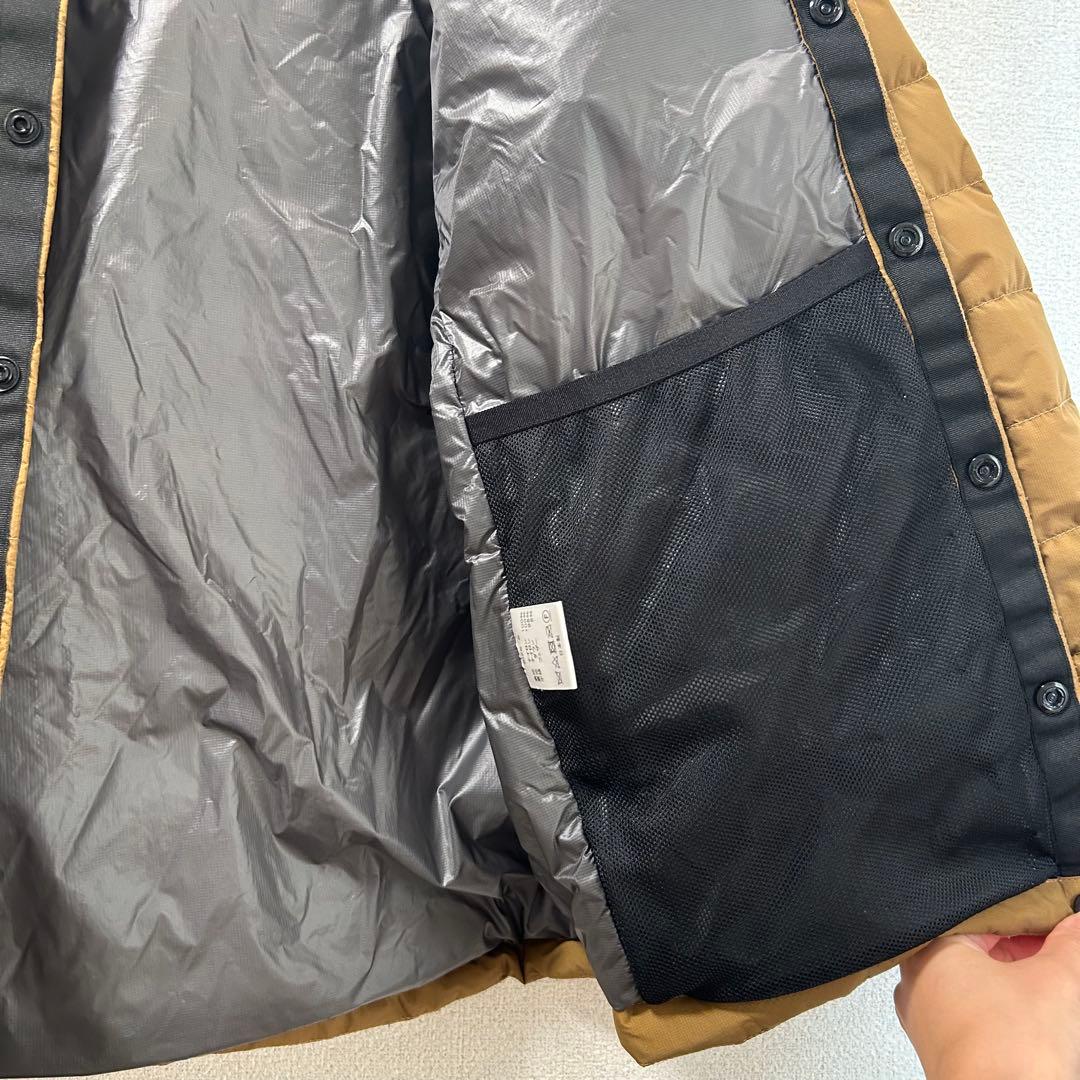 NANGA ナンガ ホワイトレーベル ダウンカーディガン Sサイズ coyote