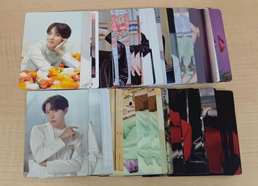 ➀ BTS J-HOPE ホソク ミニフォトカード 70枚 まとめ売り - メルカリ