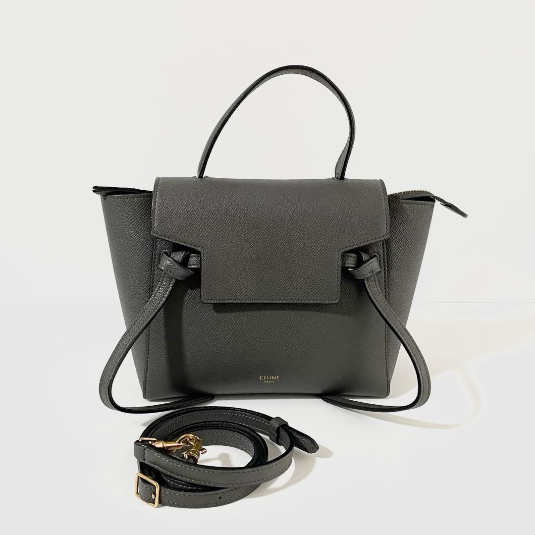 【美品】CELINE セリーヌ 2way ショルダーバッグ ベルトバッグ ナノ CELINE（セリーヌ） ベルトバッグ ナノ 2WAYバッグ ショルダーバッグ