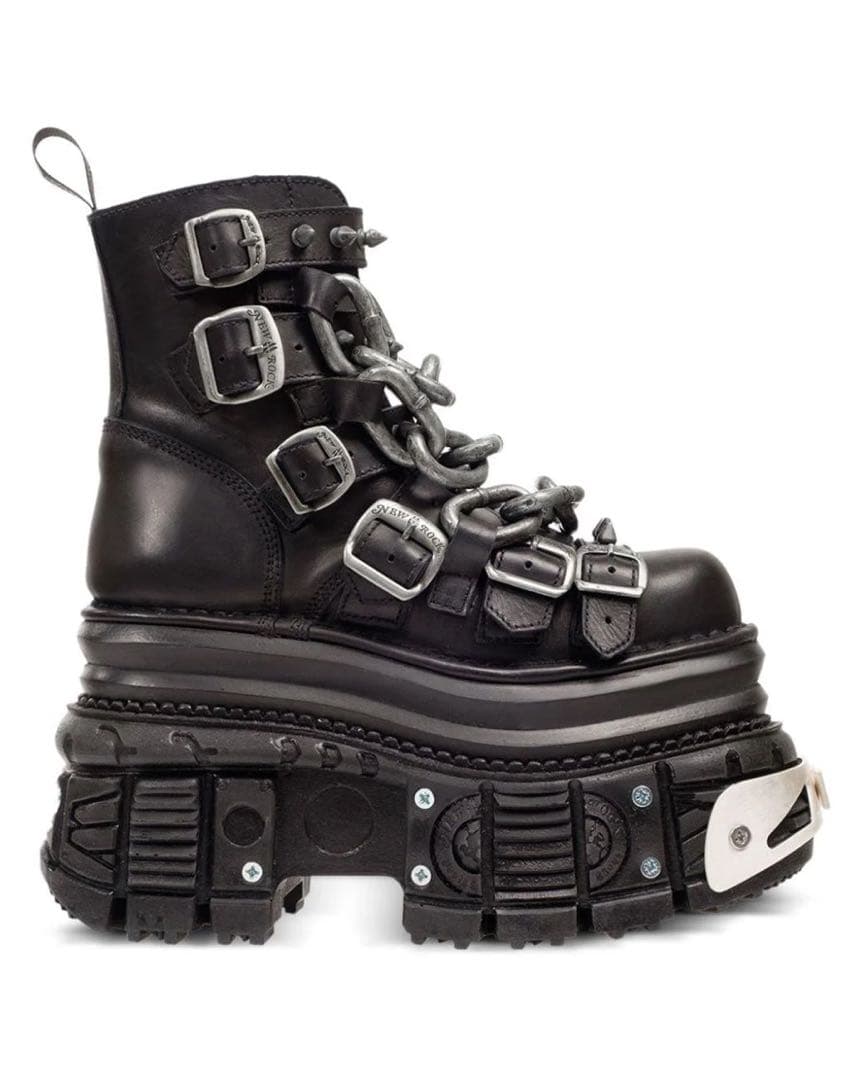 【希少】New Rock × Natasha Zinko ニューロック ブーツ Natasha Zinko Newrock 90mm ハイキングブーツ ブラック | Lyst