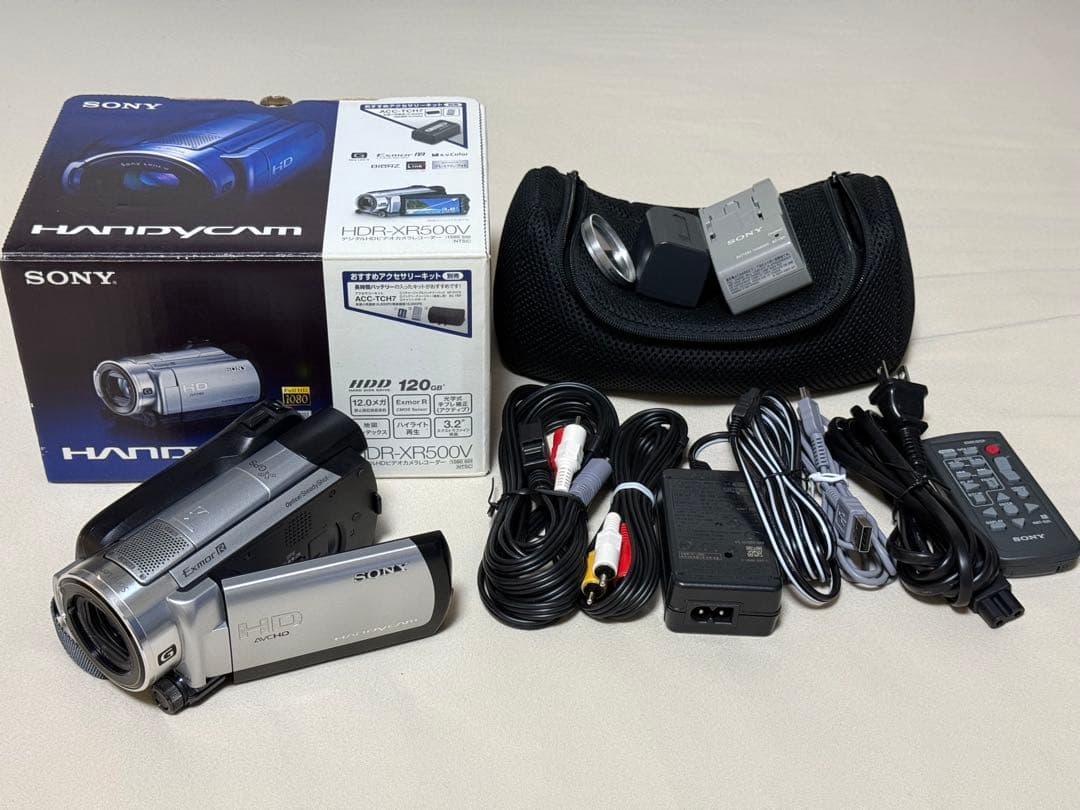 ビデオカメラ SONY HANDYCAM HDR-XR500V HDD120G Sony HDR-XR500V Handycam® 120GB high-definition hard drive/Memory