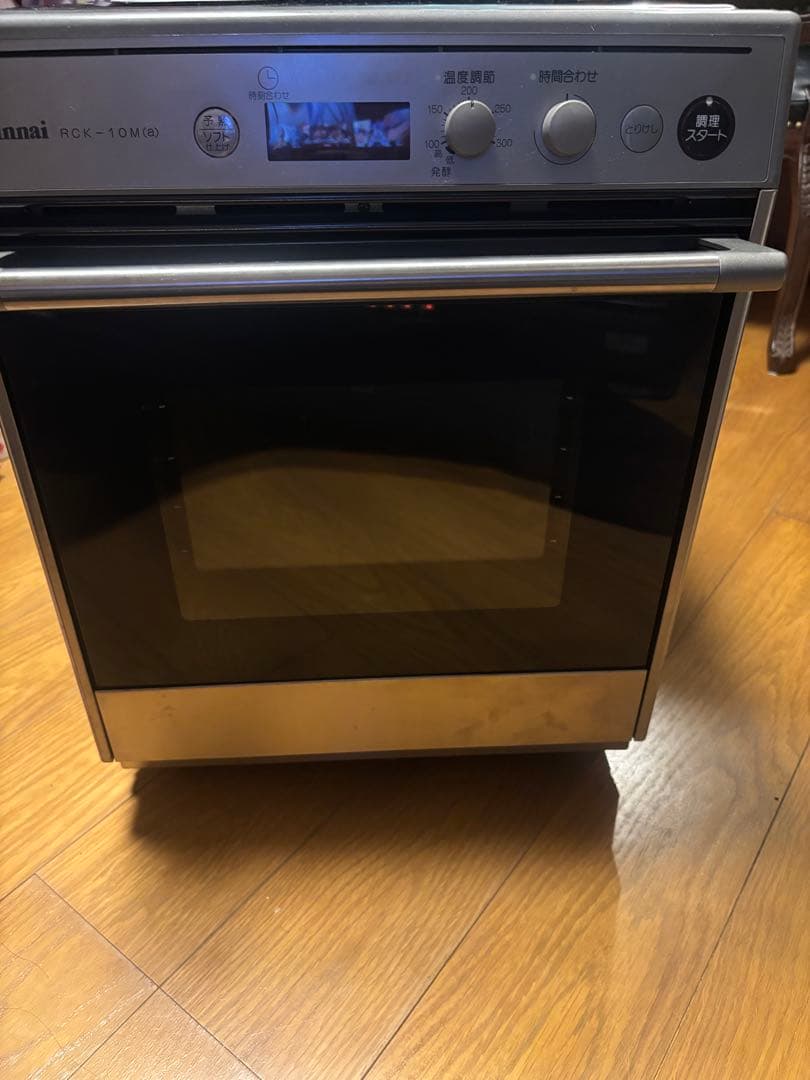 RCK-10MガスオーブンLPガス用 中古】 A03854 ガス高速オーブン コンベック リンナイ RCK-10M (a) LP
