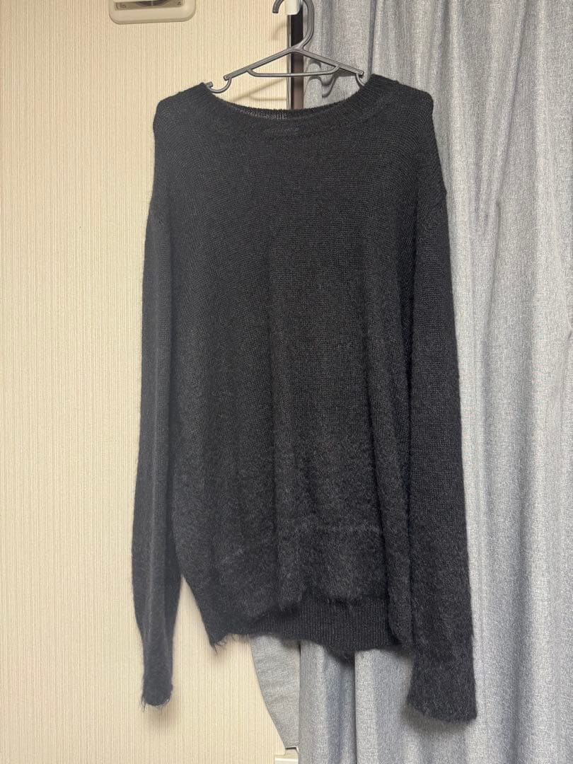 オフホワイト（off-white） ブラック　ニット 楽天市場】オフホワイト OFF-WHITE DIAG BRUSHED KNIT CREWNECK BLACK