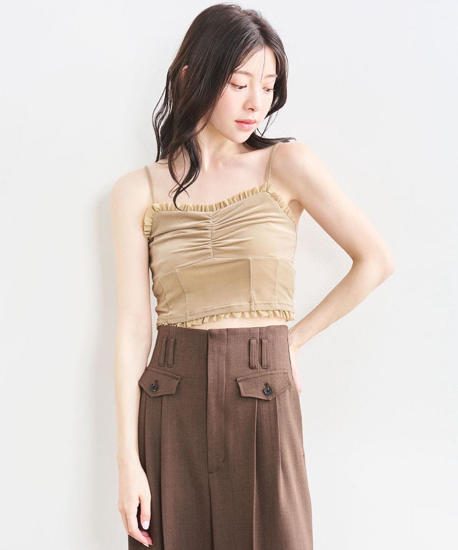 saico0111⭐︎様専用】Cocodeal ベロアビスチェキャミセット