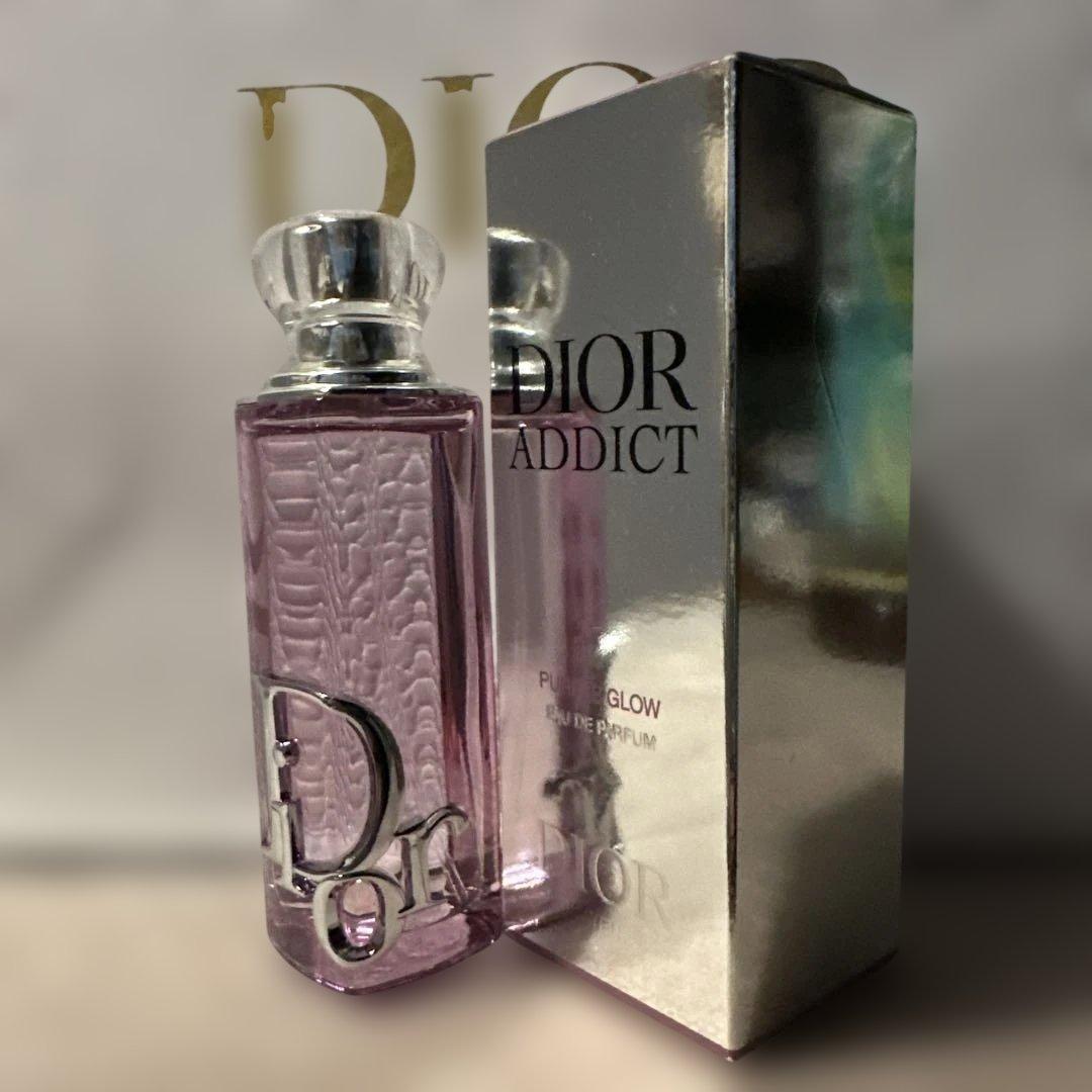 Used Diorアディクトパープルグロウオードゥバルファン30ml＆ショッパー DIOR】 ディオール アディクト パープル グロウ - オー ドゥ