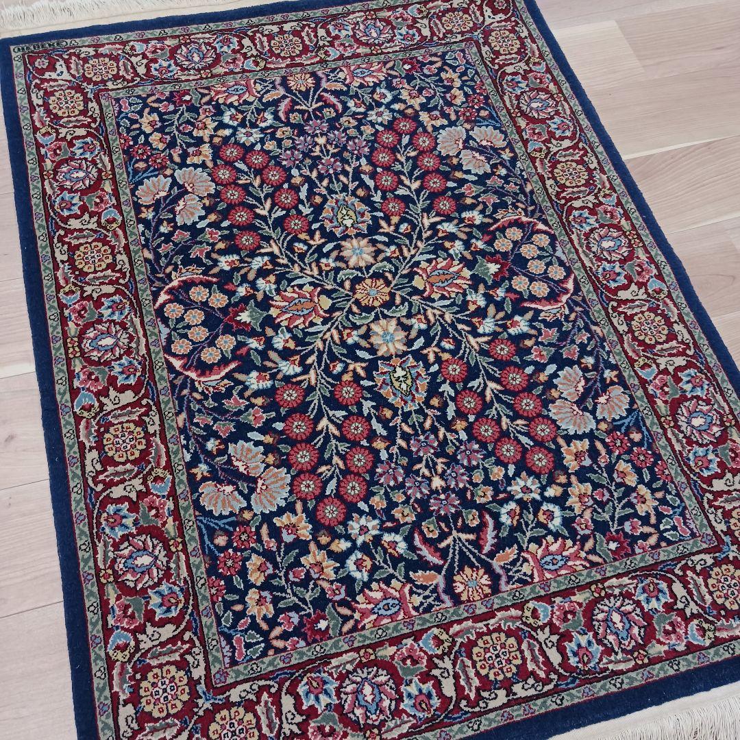 Y3136 トルコ ヘレケ絨毯 ウール 手織 ヘレケサイン 120×93㎝ Amazon | トルコ製 ウール 手織り絨毯 ラグ 115×78cm アクセントサイズ