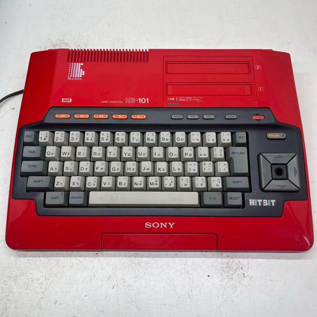 K◆SONY　ソニー　HB-101　レッド　現状品 昭和レトロ SONY HB-101 赤色 MSX コンピュータ - メルカリ