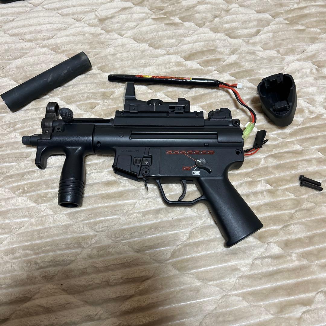 MP5 ハイサイクル（ガンケース付） 楽天市場】□フルセット□ ハイサイクル電動ガン MP5A5カスタムHC