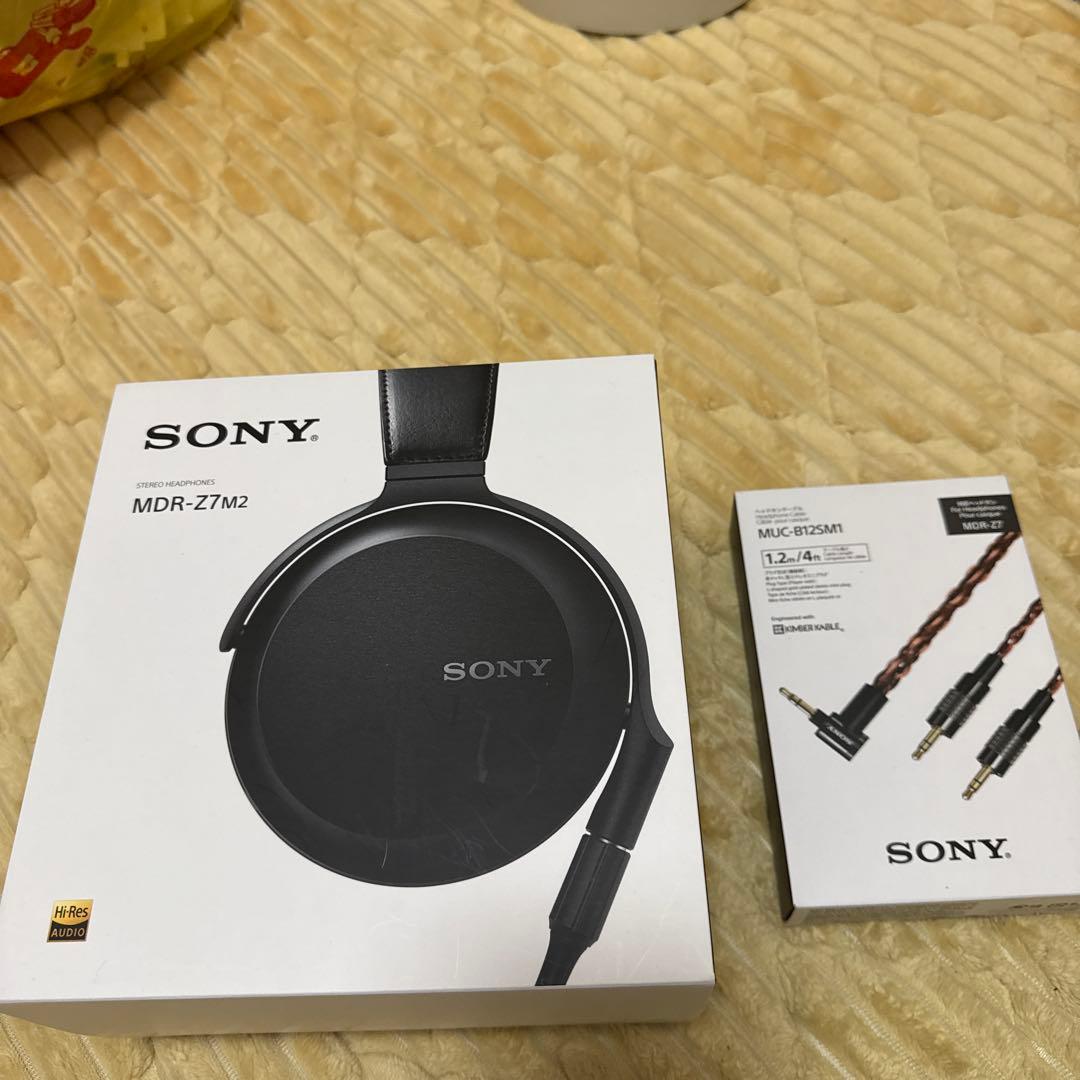 SONY MDR-Z7M2 有線ヘッドホン　キンバーケーブルset SONY MDR-Z7M2 ソニー ヘッドホン キンバーケーブル MUC-B12SM1 付き