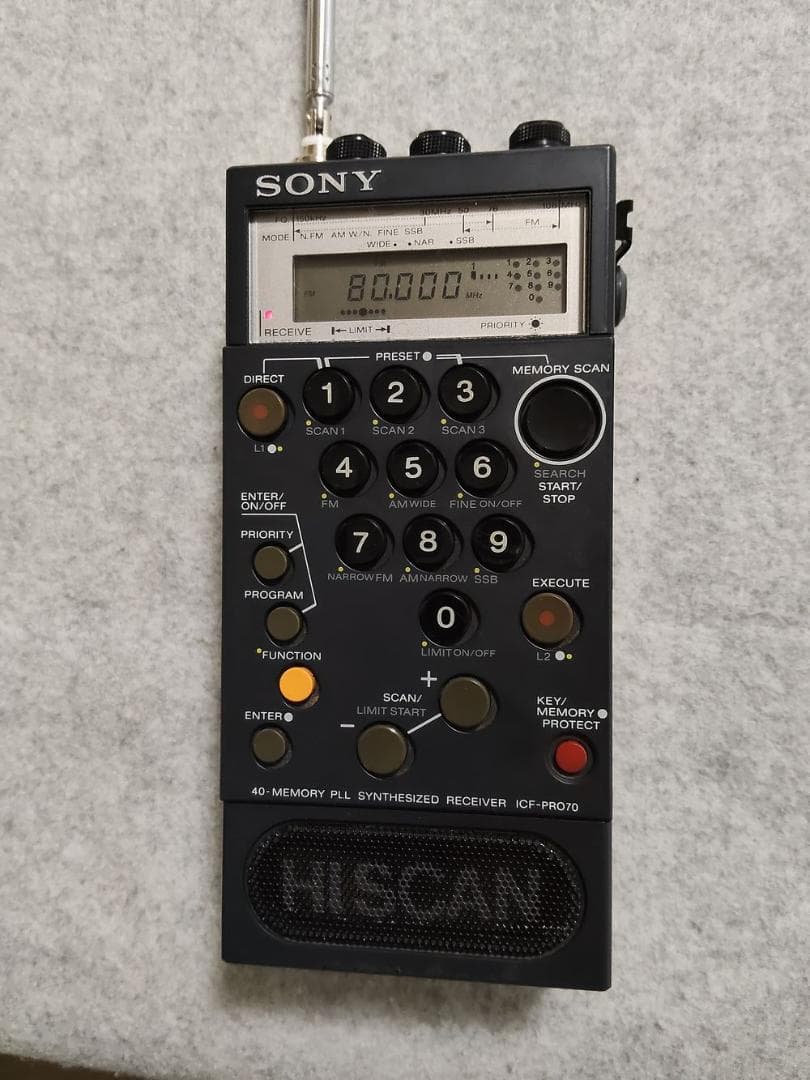 値下げ！ SONY ICF-PRO70 整備品　受信良好 Yahoo!オークション -「sony icf pro70」の落札相場・落札価格