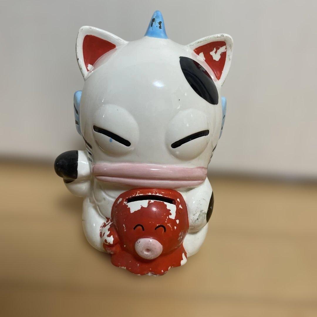 はんぎょどん 忍者もんじゃ貯金箱 招き猫 まねきバンク サンリオ昭和レトロ はんぎょどん 忍者もんじゃ貯金箱 招き猫 まねきバンク サンリオ昭和