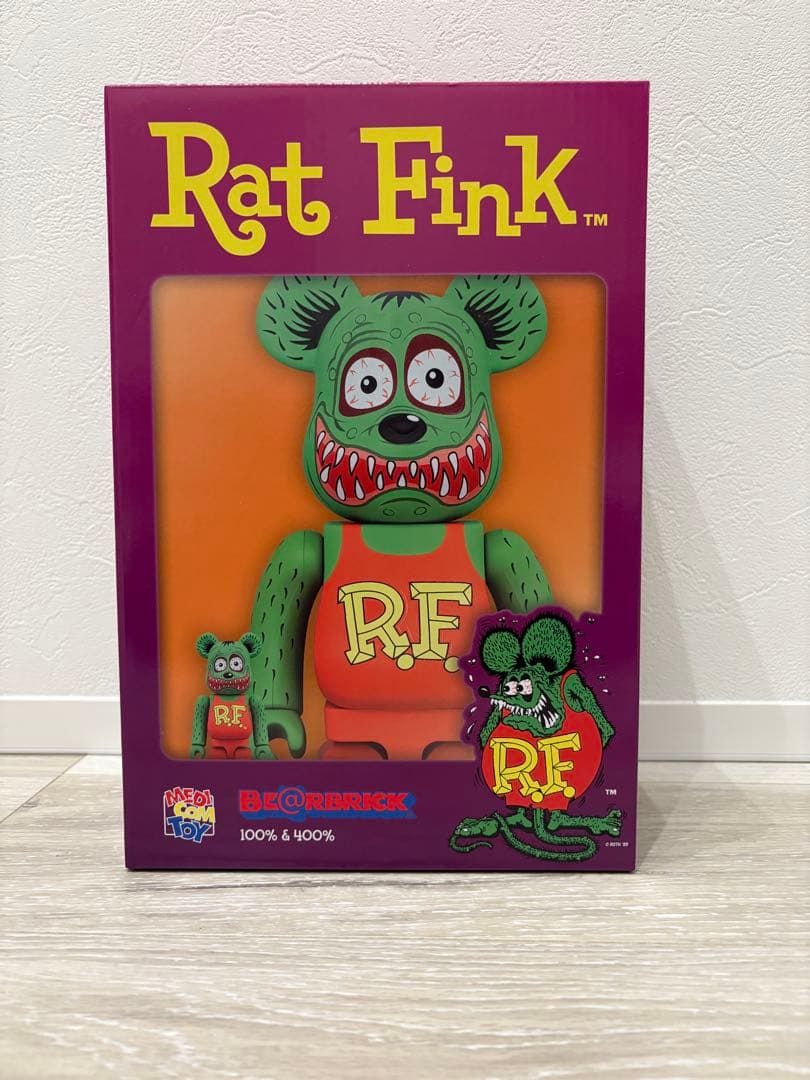 最終値下げ未開封Bearbrick Rat Fink 100% & 400% MEDICOM TOY: BE@RBRICK - Rat Fink Green 100% & 400% – TOY TOKYO