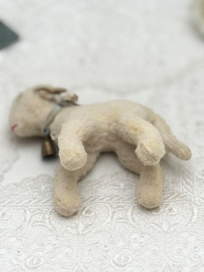 シュタイフ☆Lamby 10cm☆最小サイズ/ヒツジのランビー/ひつじ/羊/ラム