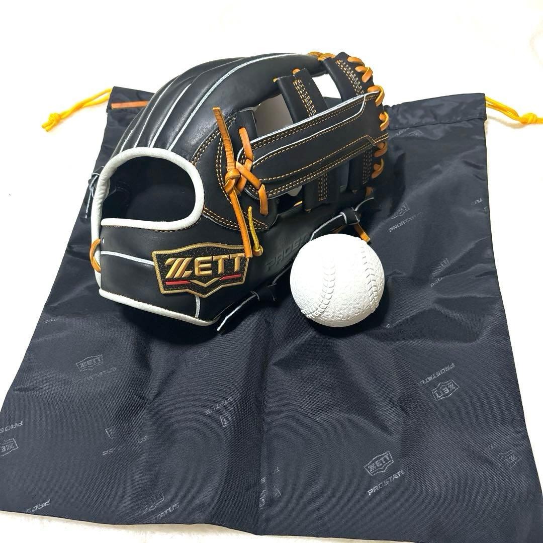 週末限定40700円！ゼット　プロステイタス　内野手用　中村モデル　新品未開封 プロステイタス ジュニア軟式 グラブ 中村モデル 内野 ゼット ZETT