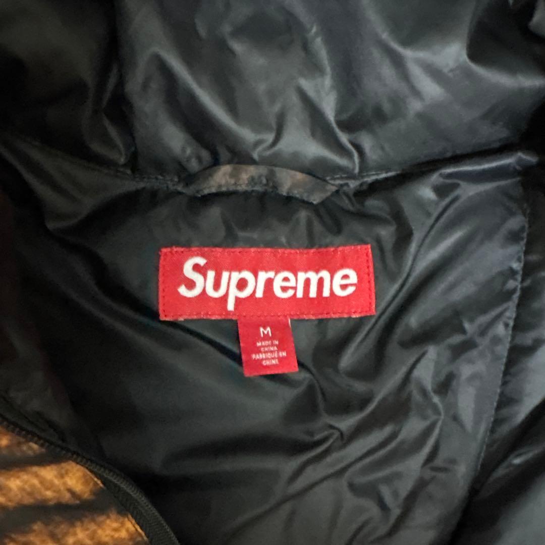 Supreme トラ柄 ダウンジャケット M - メルカリ