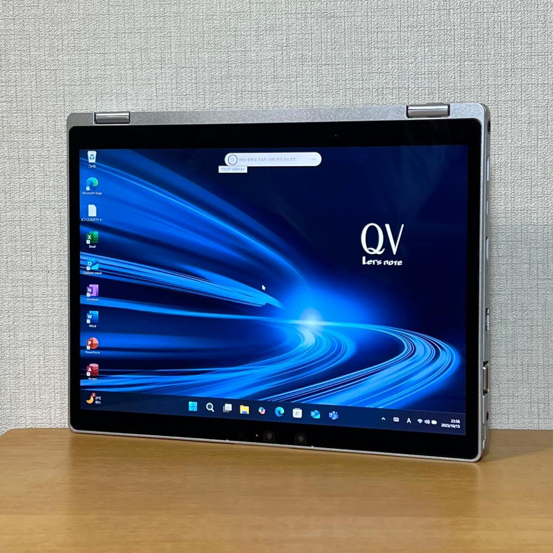 レッツノートQV9 i5 16G/256GB/Office2024 Let's note QV レッツノート Let's QV9 2in1モバイルPC CF-QV9RDCVS 12