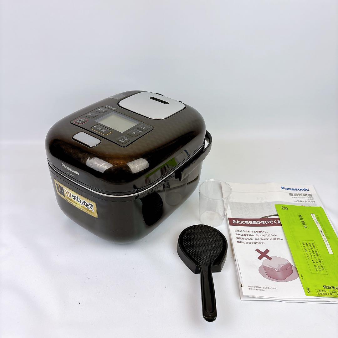☆未使用☆保証書付☆パナソニック 炊飯器 SR-JW058 展示品☆ Amazon | パナソニック 炊飯器 3合 一人暮らし 可変圧力IH Wおどり炊き