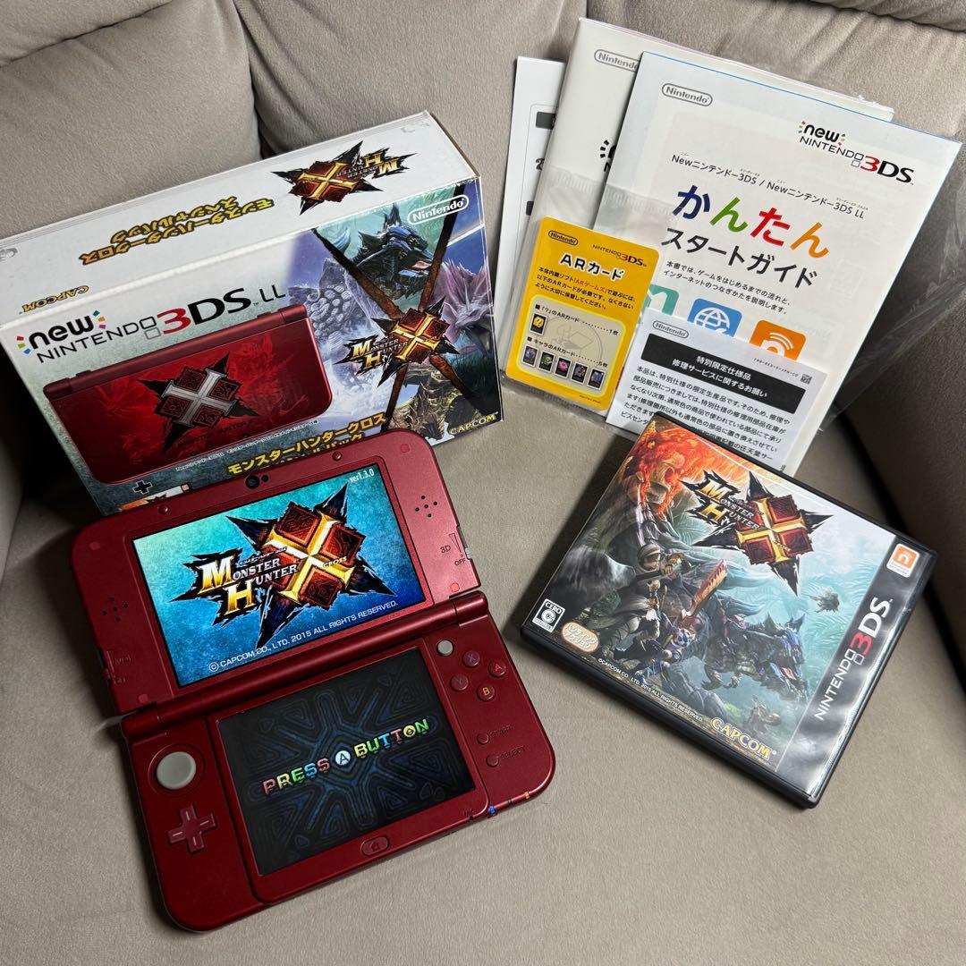 モンスターハンターX スペシャルパック new Nintendo 3DS LL ゲオ公式通販サイト/ゲオオンラインストア【中古・箱説あり・付属品
