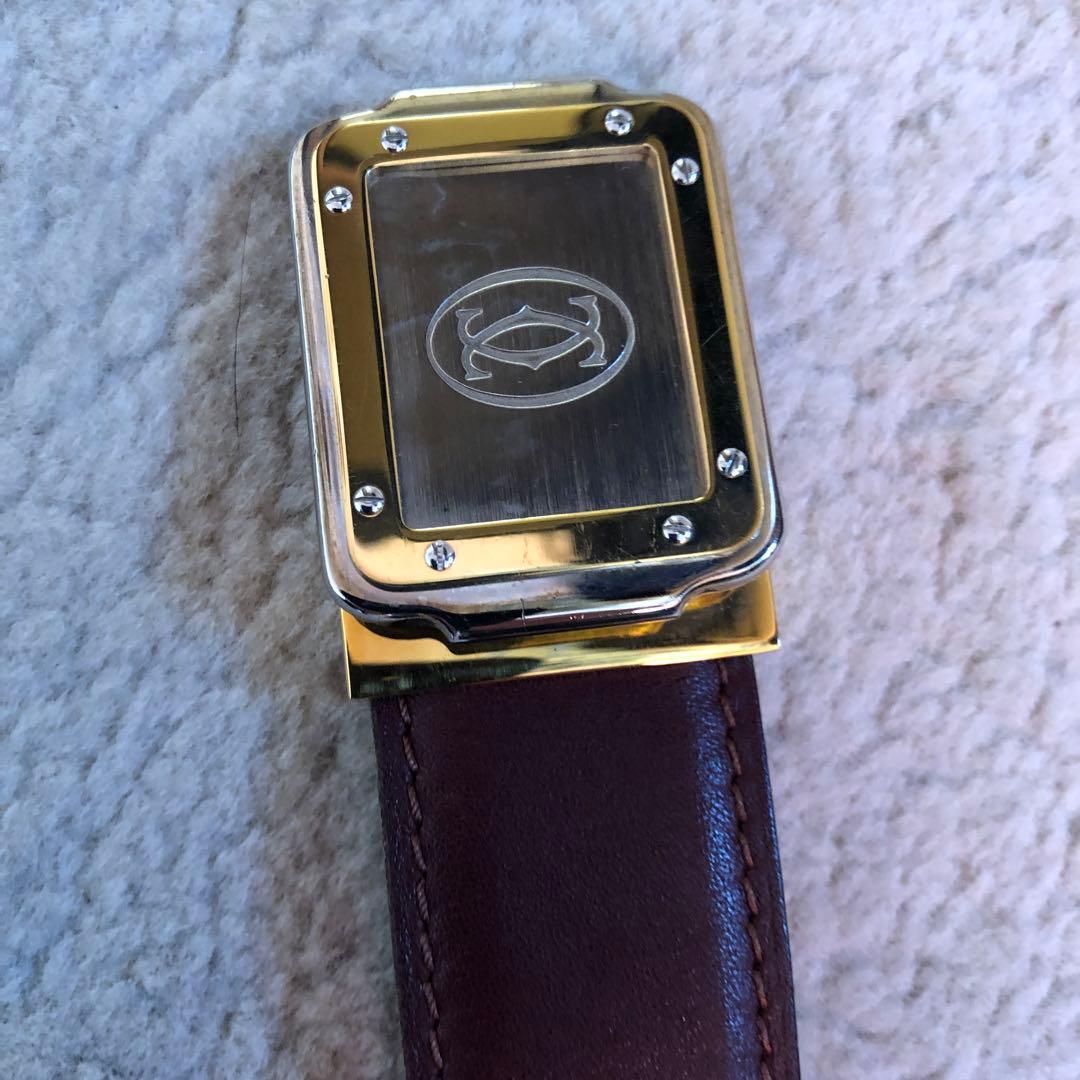 最終値下げ 最終美品 希少Cartier サントス ベルトレディース メンズ Cartier（カルティエ） 「向け」輸入王オリジナル サントス100用