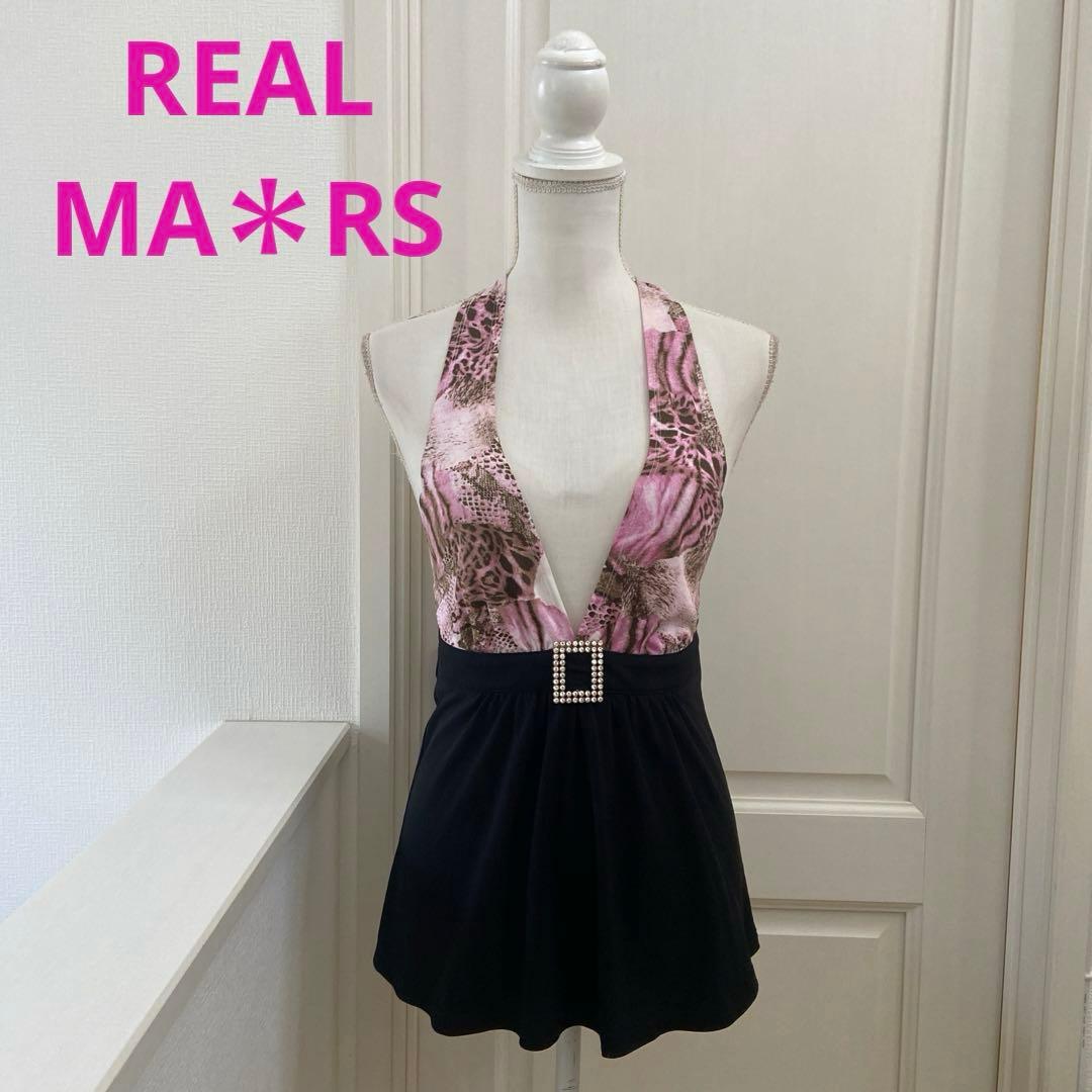 REAL MA＊RS ★キラキラビジュー付き　ホルダーネックリボンキャミ 139306_k1_grande.jpg?v=1732870979