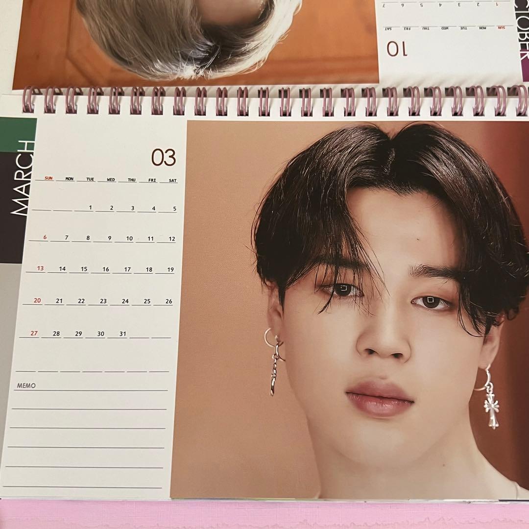 BTS JIMIN 2022-2023 卓上カレンダー パク・ジミン - メルカリ
