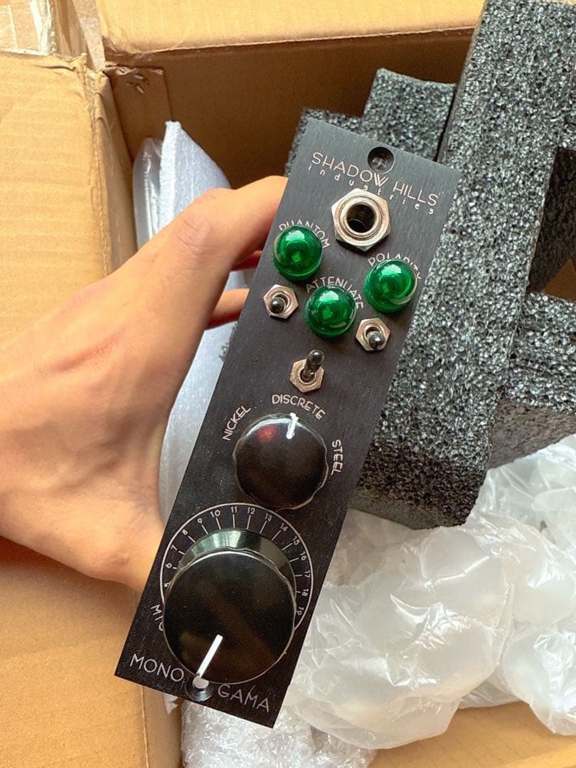 Shadow Hills Mono GAMA アンプ Shadow Hills Industries Mono GAMA 500 Series Microphone Preamp