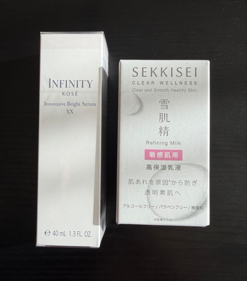 KOSEインフィニティSerum、雪肌精クリアウェルネス リファイニング ミルク 雪肌精 クリアウェルネス リファイニング ミルク SS