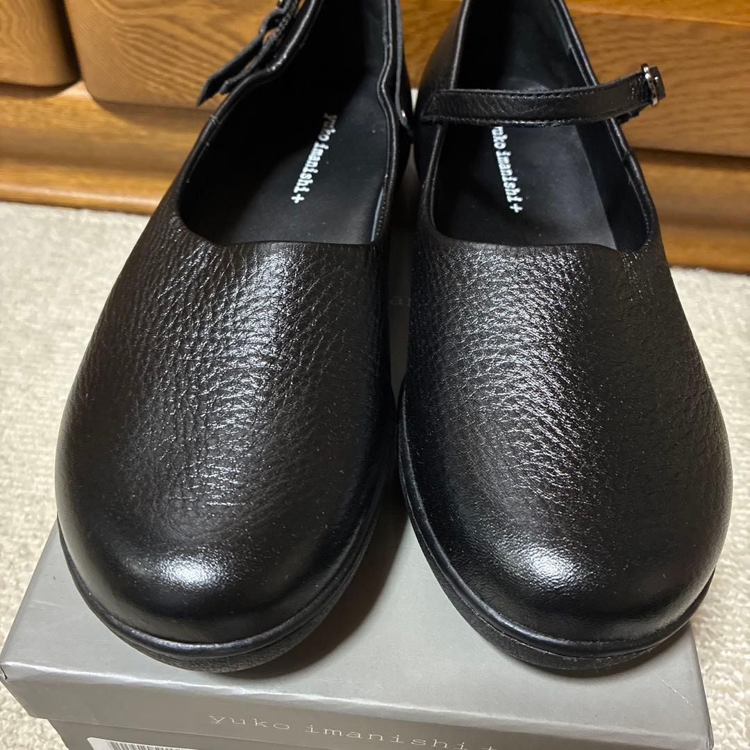 【美品•未使用級】yuko imanishi+ フラットシューズ 黒 楽天市場】ユウコイマニシプラス yuko imanishi+ フラットシューズ