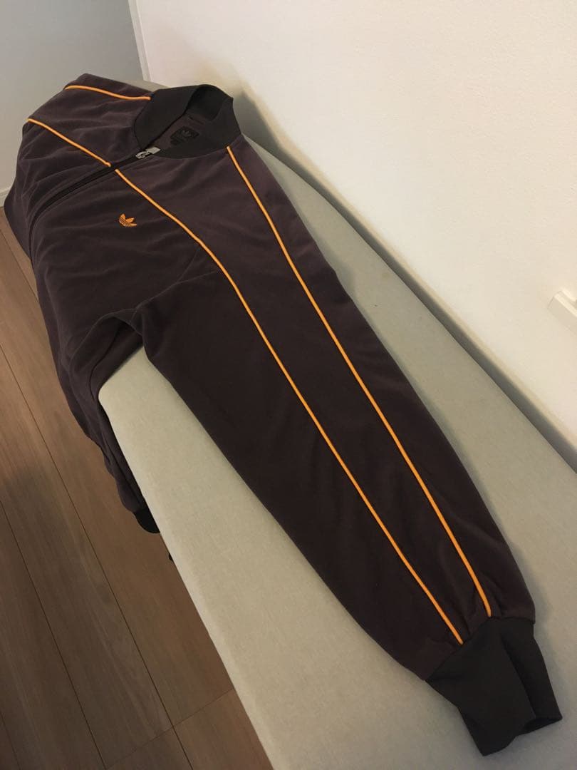 ☆大幅値下☆【希少・美品】y2k adidas 刺繍トレフォイルロゴ 万国旗