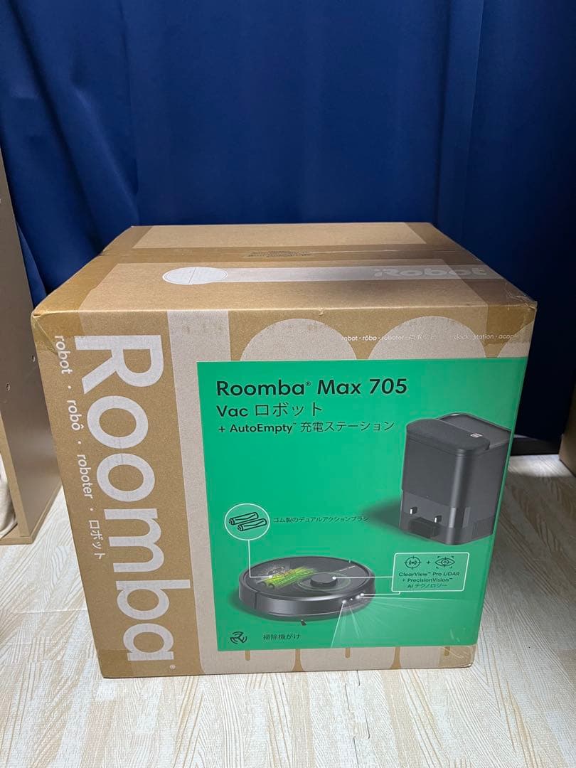【新品】Roomba Max 705 Vac AutoEmpty充電ステーション Roomba Max 705 Vac ロボット + AutoEmpty 充電ステーション | アイ