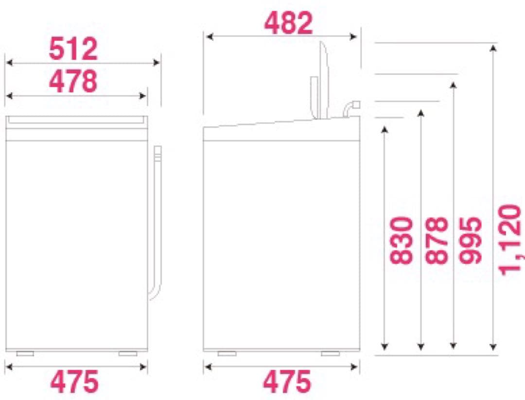 【本日限定価格】Haier 洗濯機 JW-K42K 4.2kg