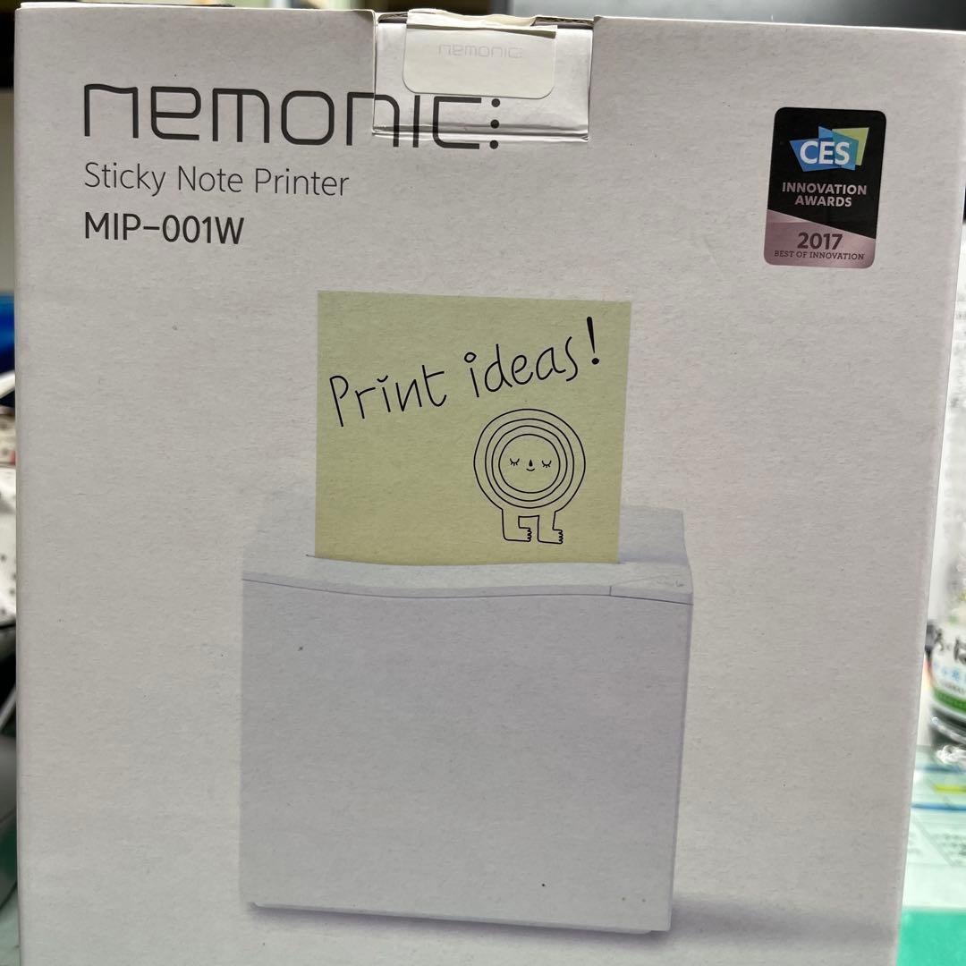 『nemonic』Sticky Note Printer MIP-001W Nemonic Sticky Note Printer