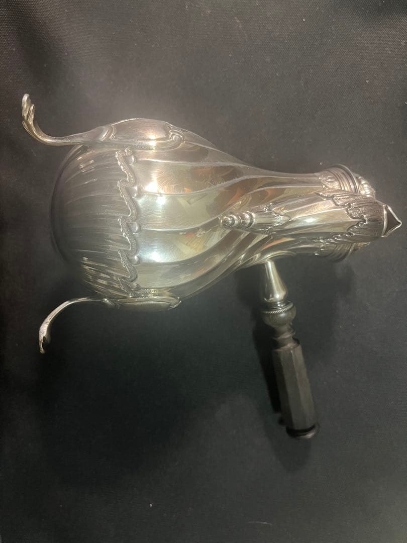 フランスアンティーク　銀無垢　1800年代　コーヒーポット フランスアンティーク【銀950】コーヒーポット Puiforcat ピュイ