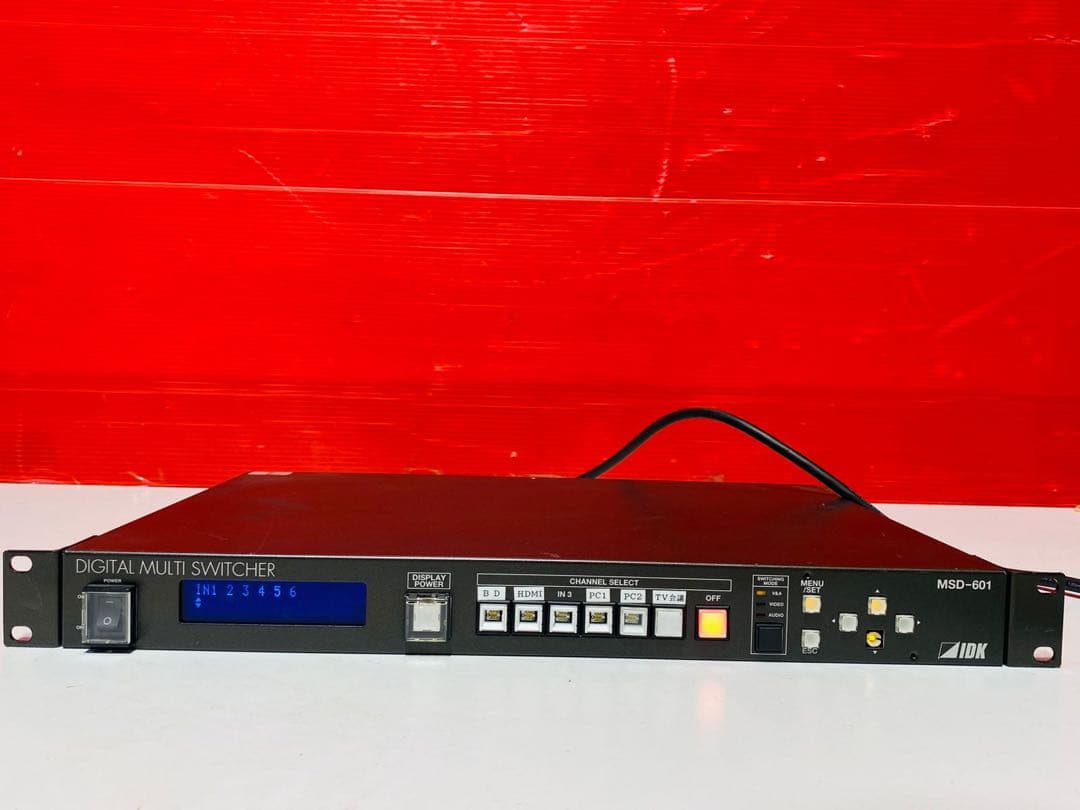 IDK デジタルマルチスイッチャー MSD-601 スキャンコンバータ Yahoo!オークション - IDK MSD-601 スキャンコンバータ内蔵デジタルマ