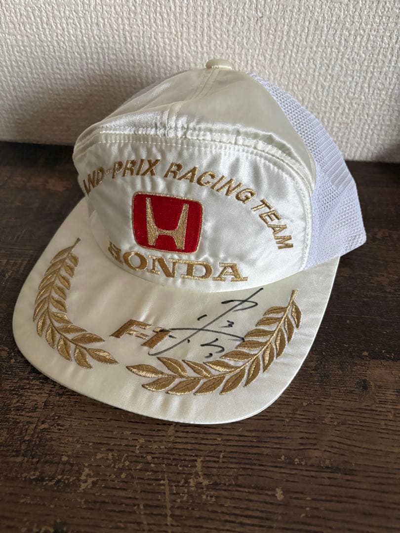【希少・サイン入り】ホンダ F1 レーシング メッシュキャップ　中嶋悟サイン入り 2026年最新】中嶋悟サインの人気アイテム - メルカリ