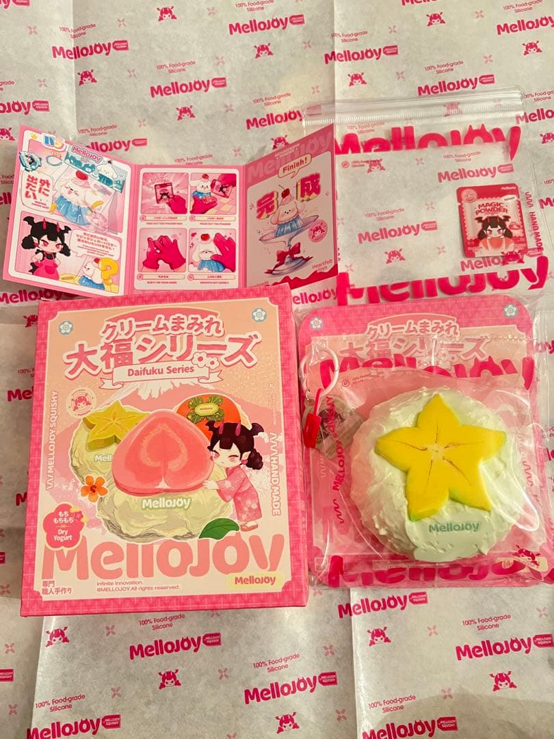 ANDY mellojoy 大福シリーズ スターフルーツ メロジョイ Mellojoy スクイーズ 大福シリーズ スターフルーツ｜Yahoo