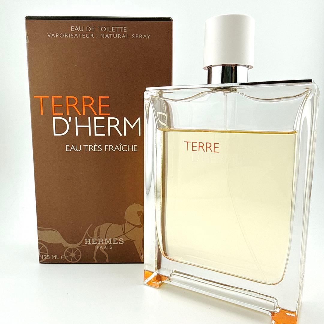 HERMES テールドゥエルメス フレッシュ EDT 125ml 残量多め 箱付 テール ドゥ エルメス 名入れ - スマートギフト