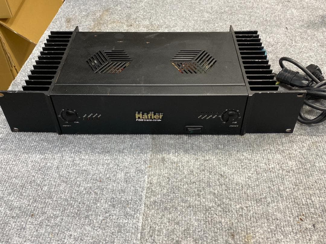 HAFLER P1500 パワーアンプ Hafler P1500 Trans Nova Professional Power Amplifier 54e for sale