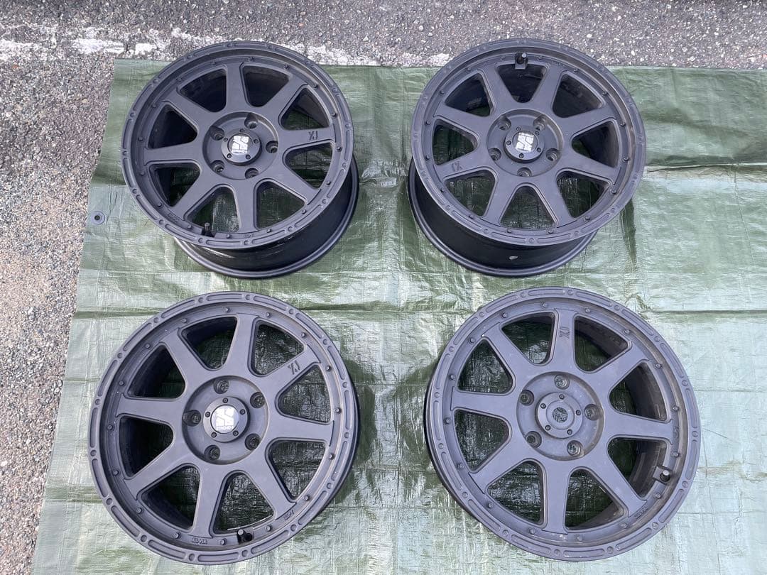 JL/JKラングラー用17インチ マットブラック ホイール TR ホイール JEEPラングラー(JL/JK) 1本 17インチ マッドブラック