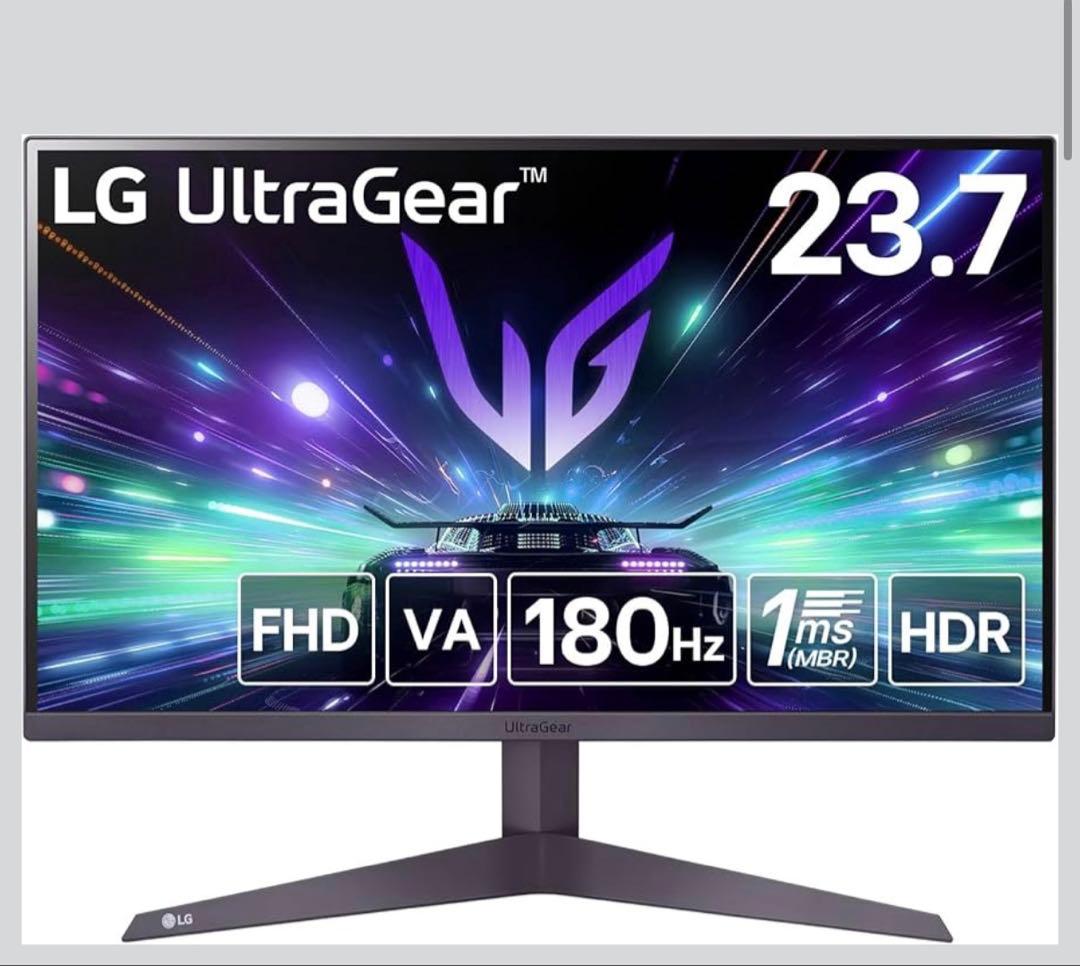 【極美品】LG UltraGear 24GS50FX 180Hz 23.7インチ Amazon.co.jp: LG ゲーミングモニター LG UltraGear 24GS50FX-B 23.7