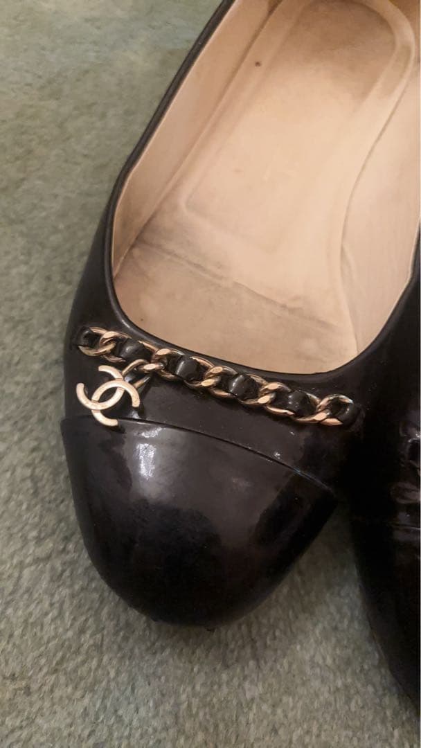 ♡本物♡シャネル♡CHANEL♡ブラックチェーンCCフラットシューズ36ハーフ 楽天市場】36 シャネル 靴の通販