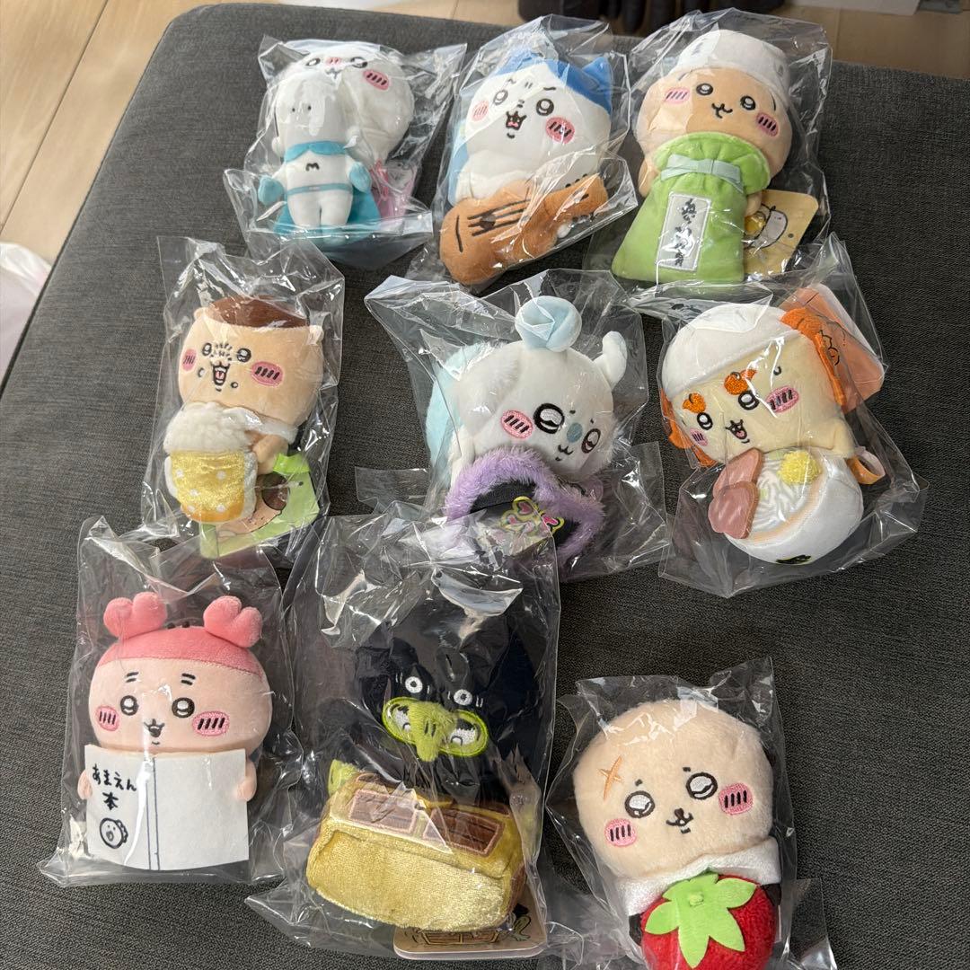 デスクトップから見守るひっかけぬいぐるみ　ちいかわらんど　全種セット　新品未開封 ちいかわ デスクトップから見守るひっかけぬいぐるみ（参加賞持ち