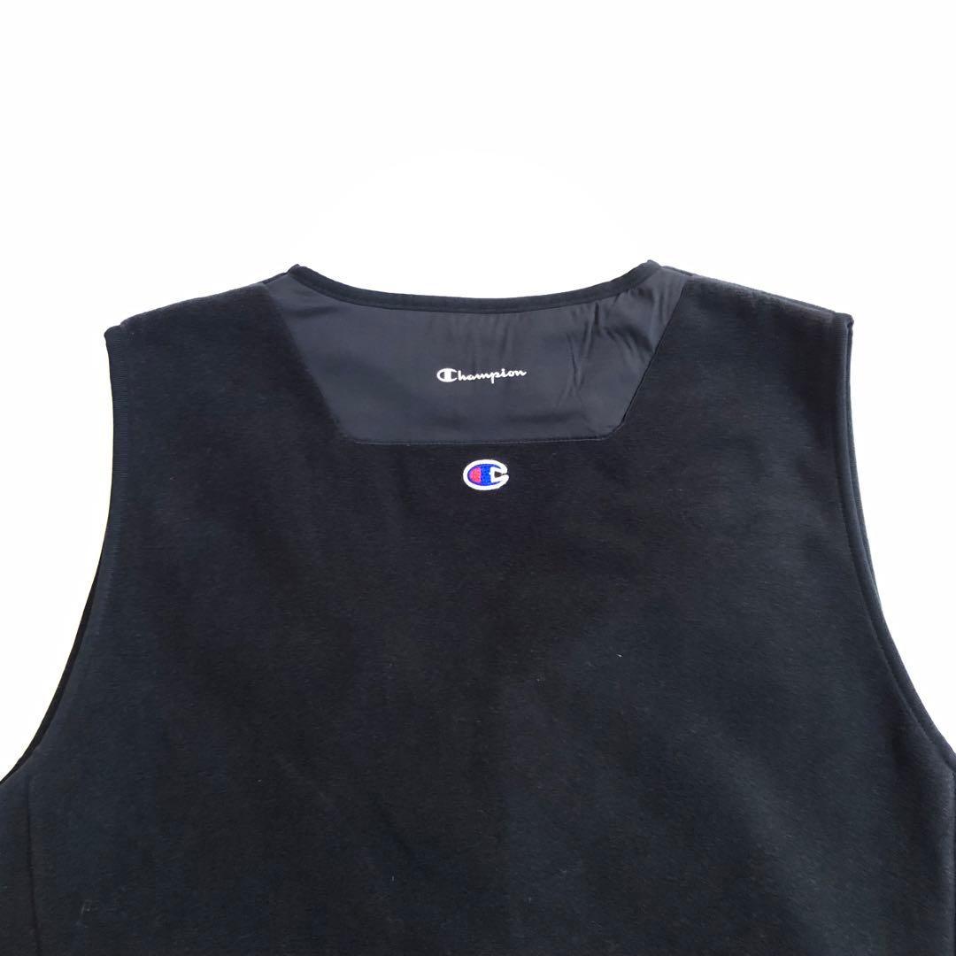 Champion BLACK EDITION フリース ベスト POLARTEC - メルカリ